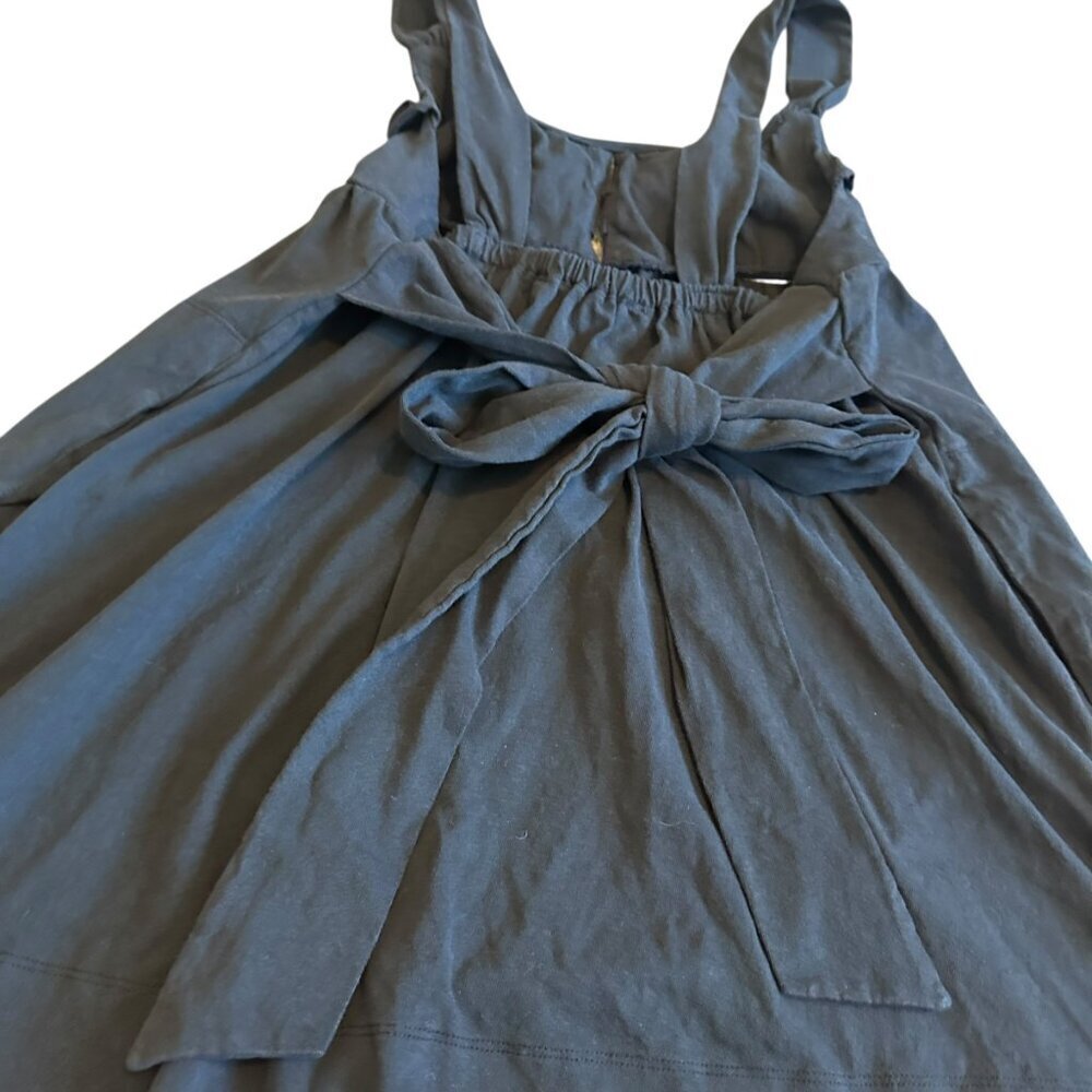 Free People Beach Valley Mini Dress Back Tie Sleeveless Mini 100% Cotton Size XS - Picture 10 of 13